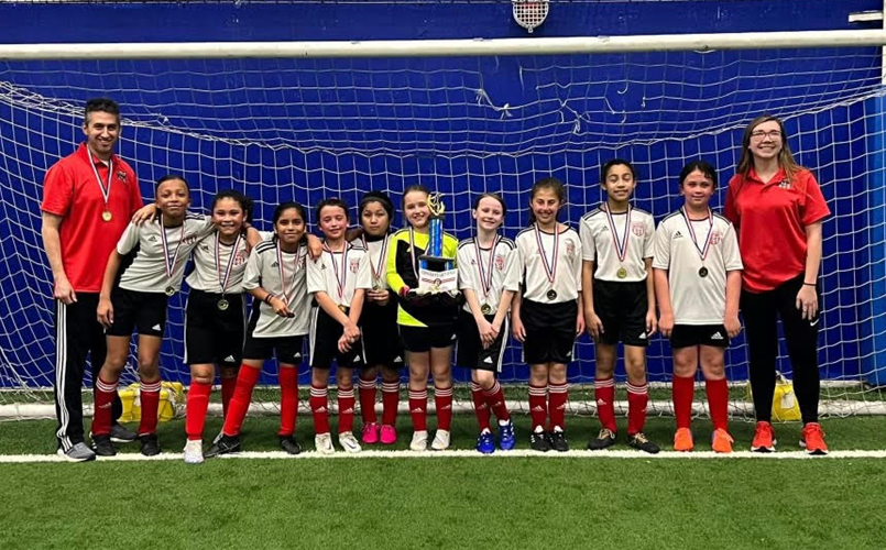 NYSC U10 Girls Indoor 1st place Champions 2023