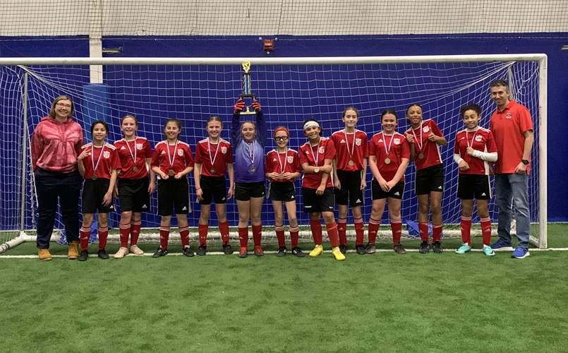 NYSC U12 Girls Indoor 1st place Champions 2024