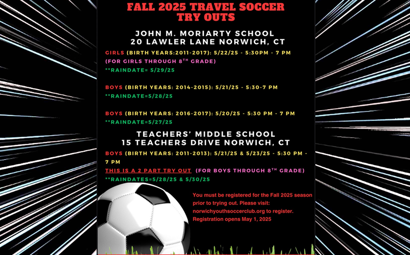 NYSC Fall 2025 Travel Soccer Tryouts - Register Now!